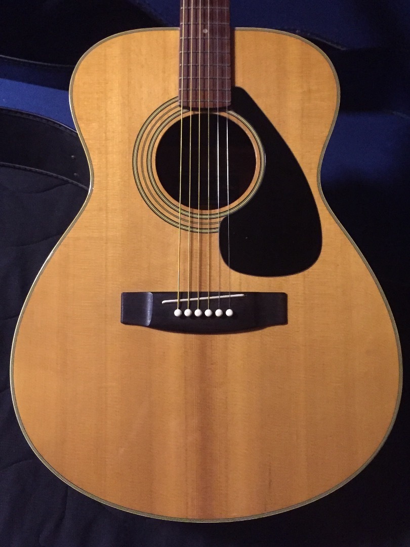 お気にいる 【整備済】ヤマハ FG-200 ギター 黒ラベル(1974～75年製 