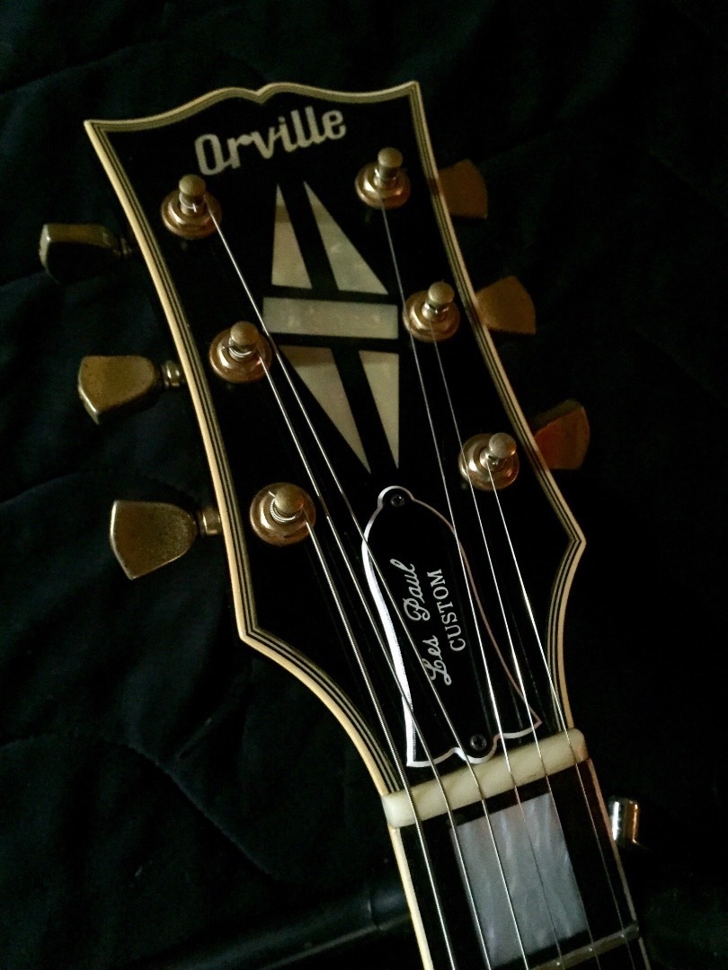 1991 Orville Les Paul Custom / LPC-75 Ebony Black: Guitars 1991 Orville Les Paul Custom / LPC-75 Ebony Black: Guitars