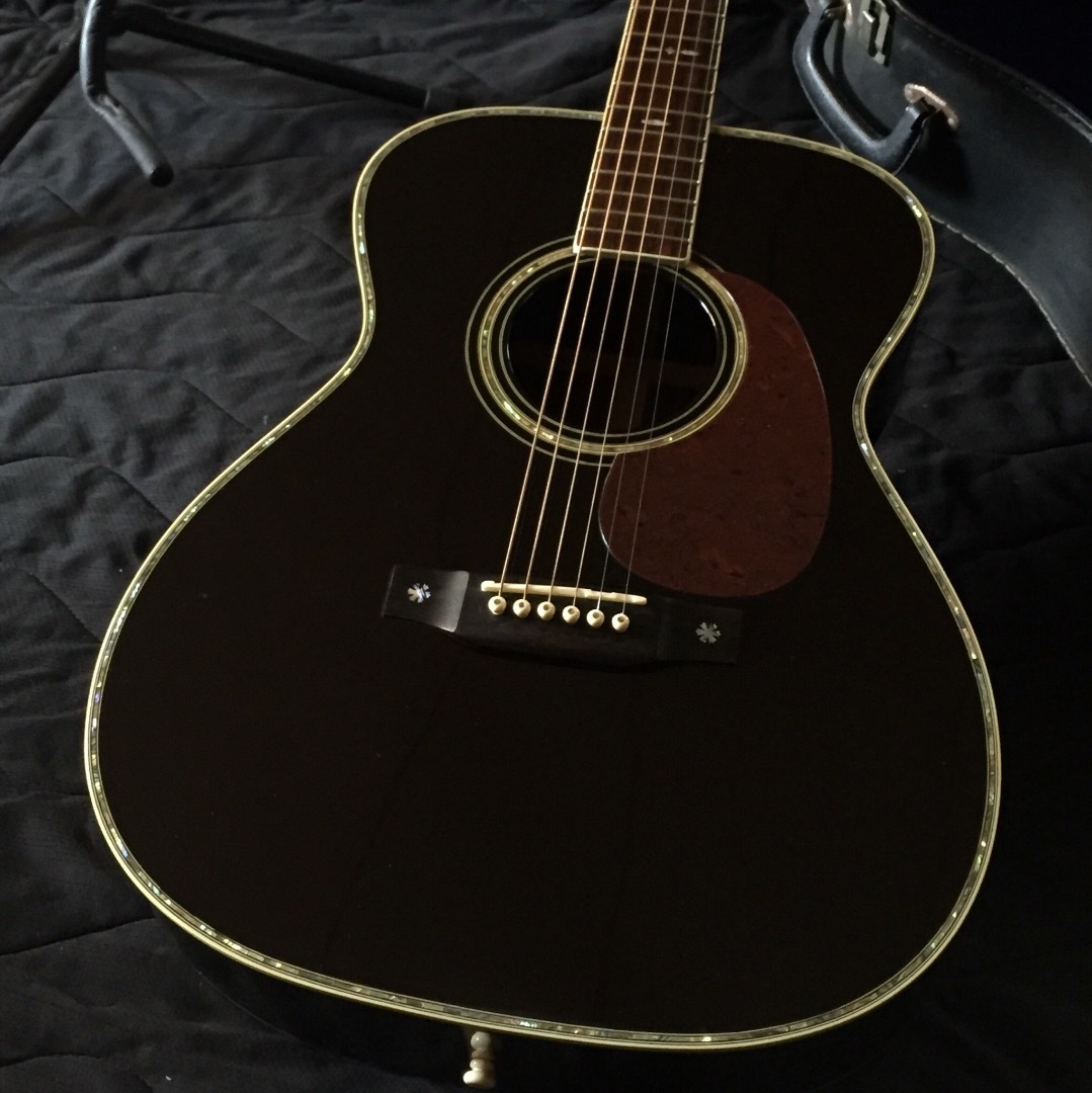 2005 Aria Dreadnought AF-60 Limited Black OOO-42 type: Guitars 