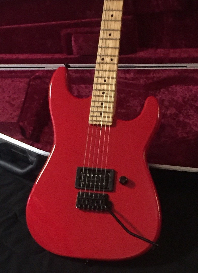 1987 Charvel Model 1 / Ferrari Red ( First Edition Specs ): Guitars Land  Seven