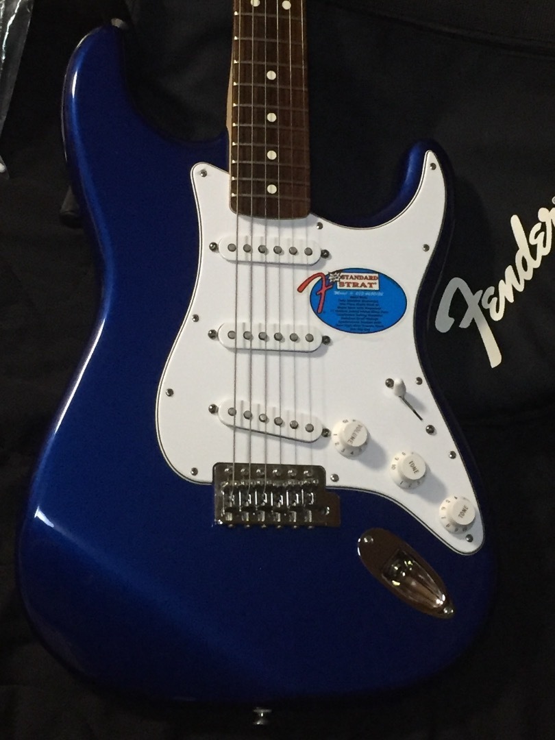 2007 Fender Standard Stratocaster UPgrade / Midnight Blue 〜 Dead Stock  Condition !: Guitars Land Seven