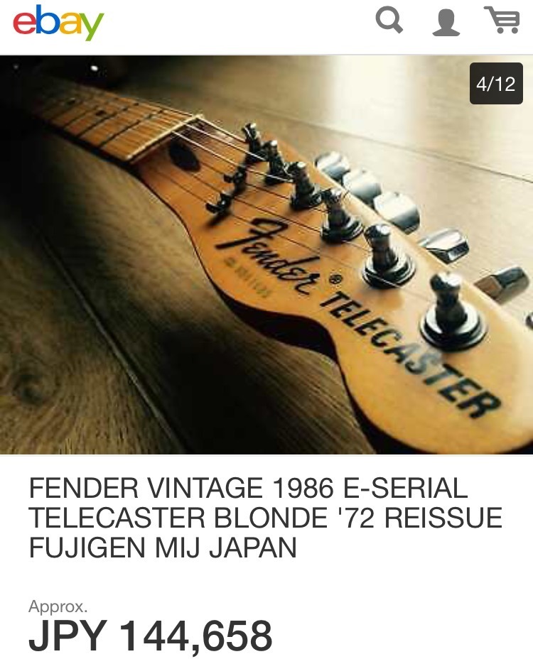 1985〜1986 Fender Japan TL72-55 / Nat update 〜 E Serial Fujigen Japan  Vintage: Guitars Land Seven