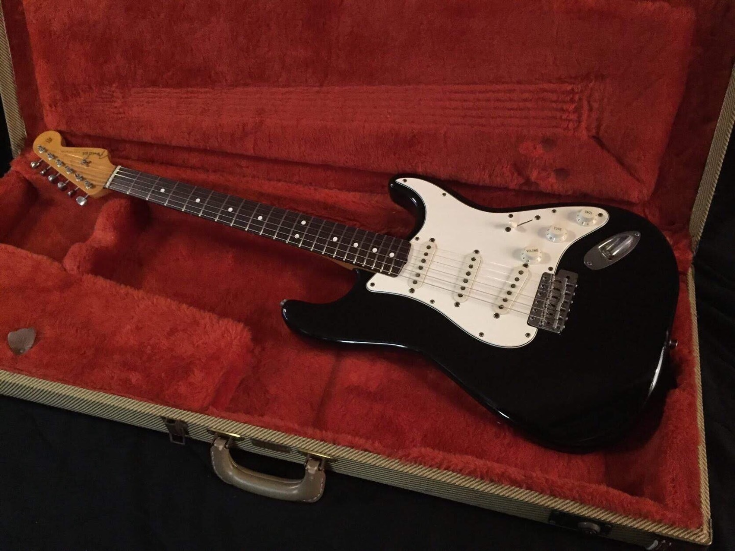 1987 Fender USA 62 Vintage Reissue Stratocaster / Black